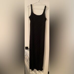 Banana Republic Black Maxi Stretch Dress